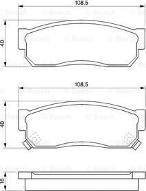 BOSCH 0 986 424 160 - Kit de plaquettes de frein, frein à disque cwaw.fr