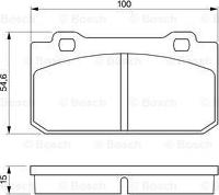 BOSCH 0 986 424 117 - Kit de plaquettes de frein, frein à disque cwaw.fr