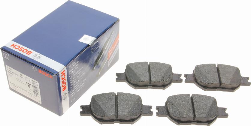 BOSCH 0 986 424 808 - Kit de plaquettes de frein, frein à disque cwaw.fr