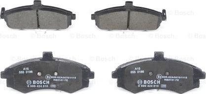 BOSCH 0 986 424 810 - Kit de plaquettes de frein, frein à disque cwaw.fr