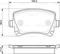 BOSCH 0 986 424 824 - Kit de plaquettes de frein, frein à disque cwaw.fr