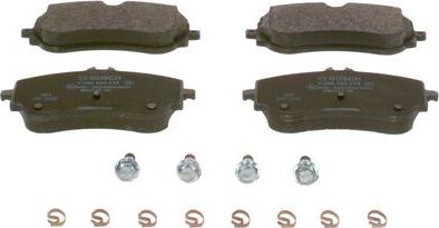 BOSCH 0 986 424 875 - Kit de plaquettes de frein, frein à disque cwaw.fr