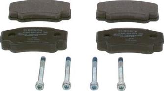 BOSCH 0 986 424 876 - Kit de plaquettes de frein, frein à disque cwaw.fr