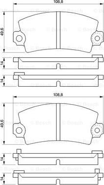 BOSCH 0 986 424 394 - Kit de plaquettes de frein, frein à disque cwaw.fr