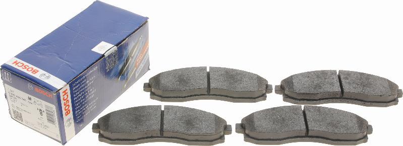 BOSCH 0 986 424 340 - Kit de plaquettes de frein, frein à disque cwaw.fr