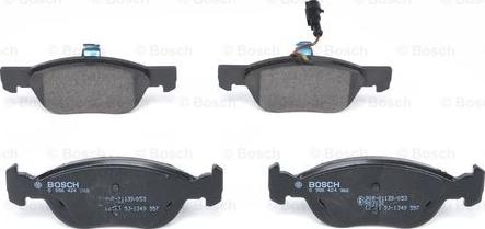 BOSCH 0 986 424 362 - Kit de plaquettes de frein, frein à disque cwaw.fr