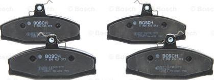 BOSCH 0 986 424 373 - Kit de plaquettes de frein, frein à disque cwaw.fr