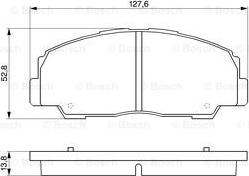 BOSCH 0 986 424 297 - Kit de plaquettes de frein, frein à disque cwaw.fr