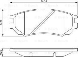 BOSCH 0 986 424 254 - Kit de plaquettes de frein, frein à disque cwaw.fr