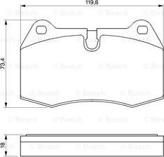 BOSCH 0 986 424 209 - Kit de plaquettes de frein, frein à disque cwaw.fr