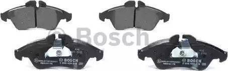 BOSCH 986424218 - Kit de plaquettes de frein, frein à disque cwaw.fr