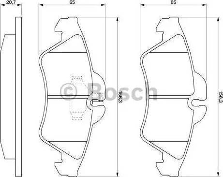 Delphi LP0980 - Kit de plaquettes de frein, frein à disque cwaw.fr