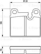 BOSCH 0 986 424 283 - Kit de plaquettes de frein, frein à disque cwaw.fr