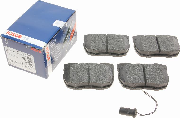 BOSCH 0 986 424 287 - Kit de plaquettes de frein, frein à disque cwaw.fr