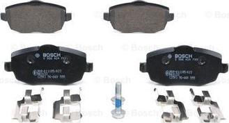 BOSCH 0 986 424 793 - Kit de plaquettes de frein, frein à disque cwaw.fr