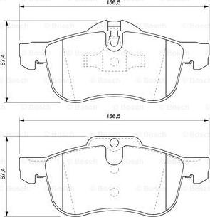 BOSCH 0 986 424 758 - Kit de plaquettes de frein, frein à disque cwaw.fr