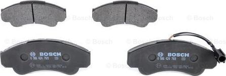 BOSCH 0 986 424 769 - Kit de plaquettes de frein, frein à disque cwaw.fr