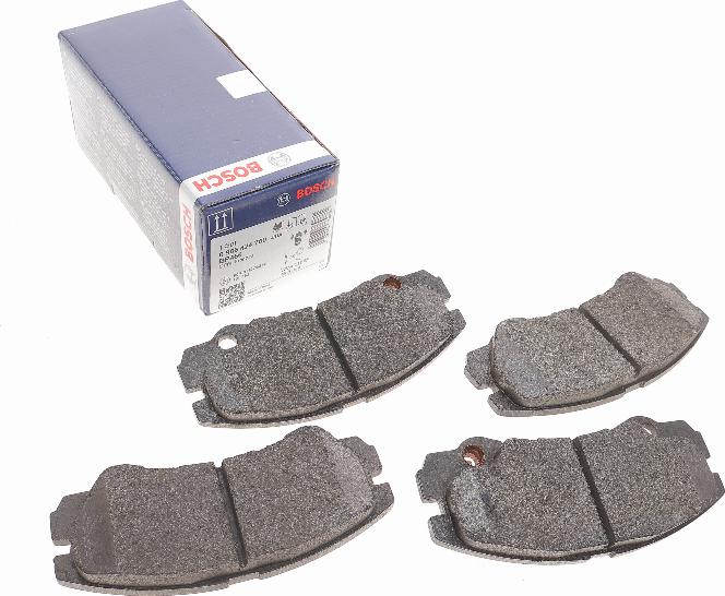 BOSCH 0 986 424 760 - Kit de plaquettes de frein, frein à disque cwaw.fr