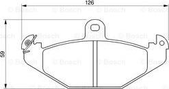 BOSCH 0 986 424 763 - Kit de plaquettes de frein, frein à disque cwaw.fr