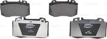 BOSCH 0 986 424 705 - Kit de plaquettes de frein, frein à disque cwaw.fr