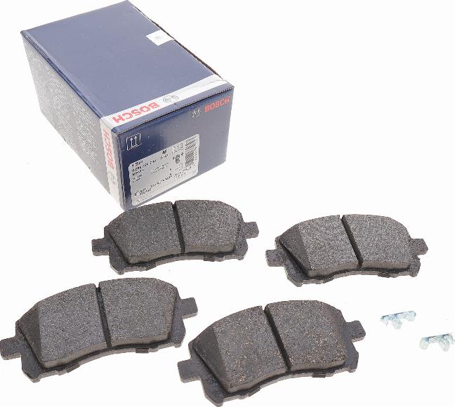 BOSCH 0 986 424 700 - Kit de plaquettes de frein, frein à disque cwaw.fr