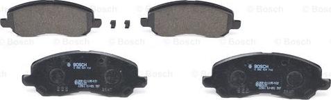 BOSCH 0 986 424 716 - Kit de plaquettes de frein, frein à disque cwaw.fr