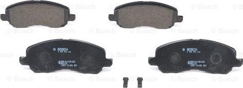 BOSCH 0 986 424 716 - Kit de plaquettes de frein, frein à disque cwaw.fr