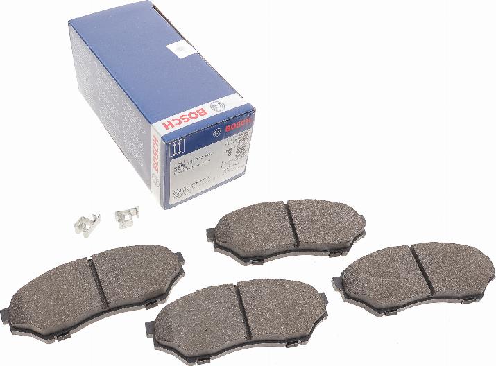 BOSCH 0 986 424 713 - Kit de plaquettes de frein, frein à disque cwaw.fr