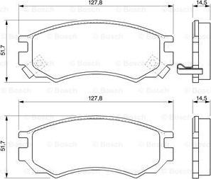 BOSCH 0 986 424 733 - Kit de plaquettes de frein, frein à disque cwaw.fr