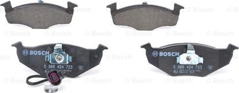 BOSCH 0 986 424 723 - Kit de plaquettes de frein, frein à disque cwaw.fr