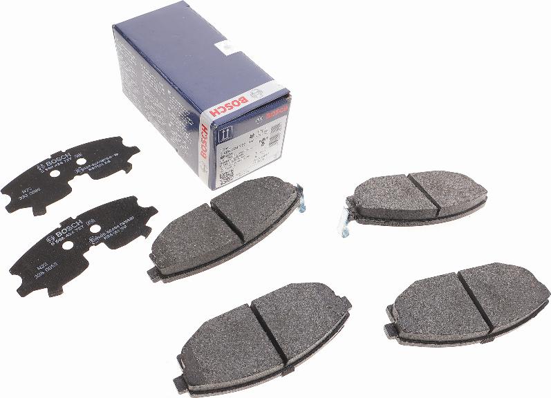 BOSCH 0 986 424 727 - Kit de plaquettes de frein, frein à disque cwaw.fr