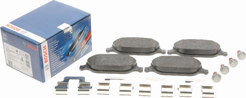 BOSCH 0 986 424 775 - Kit de plaquettes de frein, frein à disque cwaw.fr