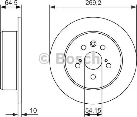 BOSCH 0 986 479 992 - Disque de frein cwaw.fr