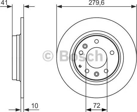 BOSCH 0 986 479 949 - Disque de frein cwaw.fr