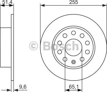 BOSCH 0 986 479 941 - Disque de frein cwaw.fr