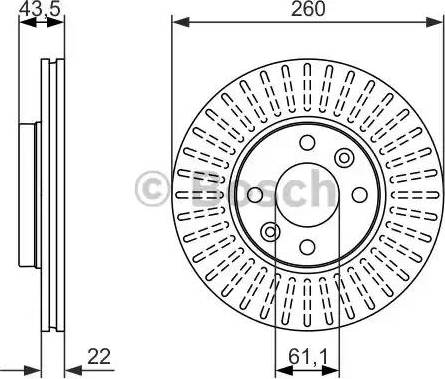 BOSCH 0 986 479 943 - Disque de frein cwaw.fr