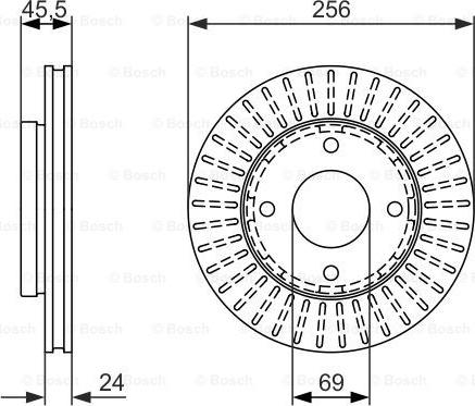 BOSCH 0 986 479 958 - Disque de frein cwaw.fr