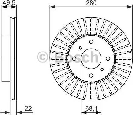 BOSCH 0 986 479 900 - Disque de frein cwaw.fr