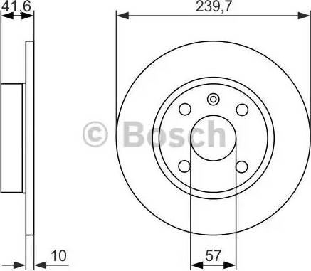 BOSCH 0 986 479 903 - Disque de frein cwaw.fr