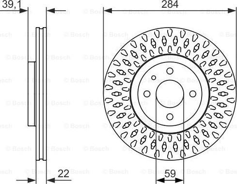 BOSCH 0 986 479 907 - Disque de frein cwaw.fr