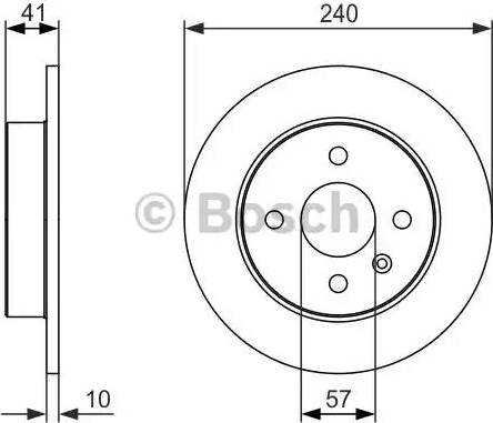 BOSCH 0 986 479 918 - Disque de frein cwaw.fr