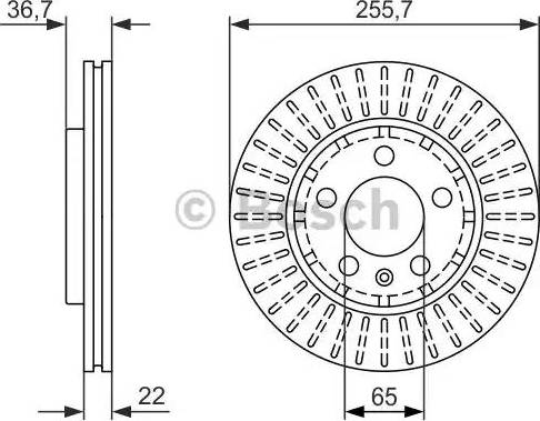 BOSCH 0 986 479 912 - Disque de frein cwaw.fr