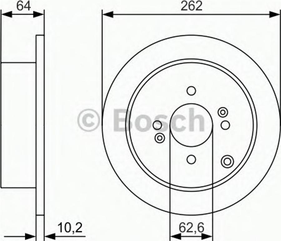 BOSCH 0 986 479 983 - Disque de frein cwaw.fr