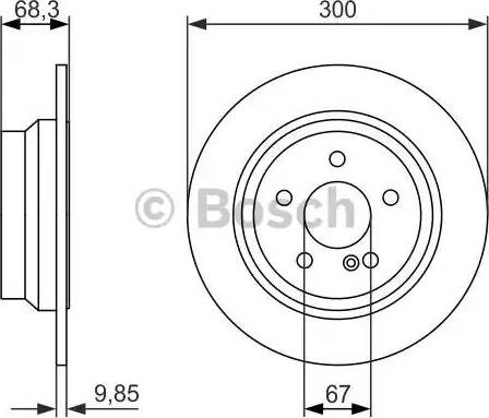 BOSCH 0 986 479 931 - Disque de frein cwaw.fr