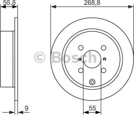 BOSCH 0 986 479 938 - Disque de frein cwaw.fr