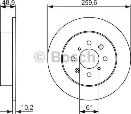 BOSCH 0 986 479 928 - Disque de frein cwaw.fr