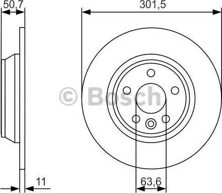 BOSCH 0 986 479 973 - Disque de frein cwaw.fr