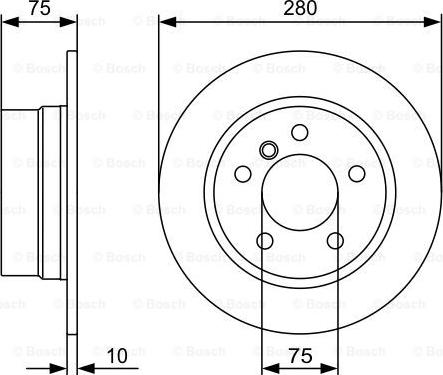 BOSCH 0 986 479 494 - Disque de frein cwaw.fr