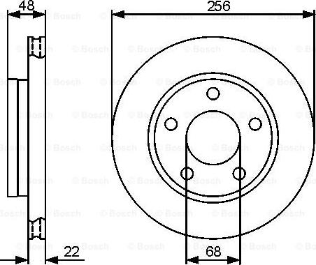 BOSCH 0 986 479 463 - Disque de frein cwaw.fr