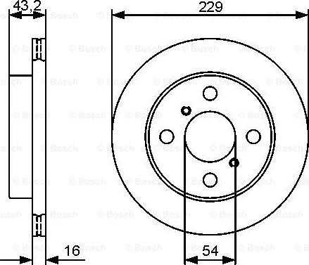 BOSCH 0 986 479 417 - Disque de frein cwaw.fr